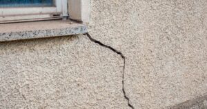 Stucco repair before exterior painting on an Arizona home